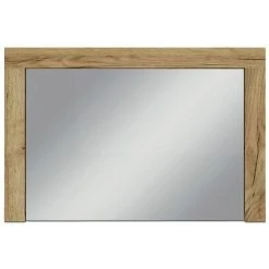 Budget 🔔 Paris Prix Miroir Mural Design Varoy 90cm Chêne Clair 👏