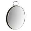 Vente flash ???? Paris Prix Miroir Mural Design Eleganca 62cm Argent & Noir ????