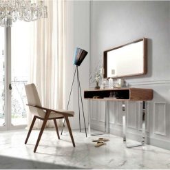 Alternative view of De gros ✔️ Paris Prix Miroir Mural Design Benito 100cm Naturel ✨