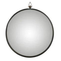 Promo ✨ Paris Prix Miroir Mural Design En Métal Aurore 69cm Noir 😀