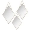 Les meilleures critiques de ✔️ Lot De 3 Miroirs à Chaîne Losange 38cm Or ✨