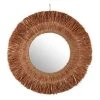 Meilleur prix 😍 Paris Prix Miroir Mural Déco En Raphia Saffron 65cm Marron ✔️ -ATMOSPHERA Shop unnamed file 1490