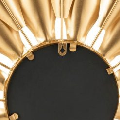 Sortie ???? Paris Prix Miroir Mural Design Aurora Fleur 77cm Or ???? -ATMOSPHERA Shop unnamed file 1501