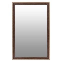 Top 10 ⚠Paris Prix Miroir Mural Déco Gilbert 57cm Marron & Or ????