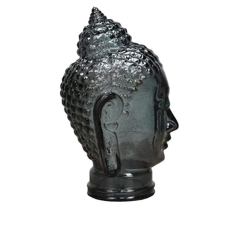 Sensei Maison Tête en verre recyclé h 29 cm BUDDHA Grosses soldes ???? Sensei Maison Tête En Verre Recyclé H 29 Cm BUDDHA ???? -ATMOSPHERA Shop unnamed file 152