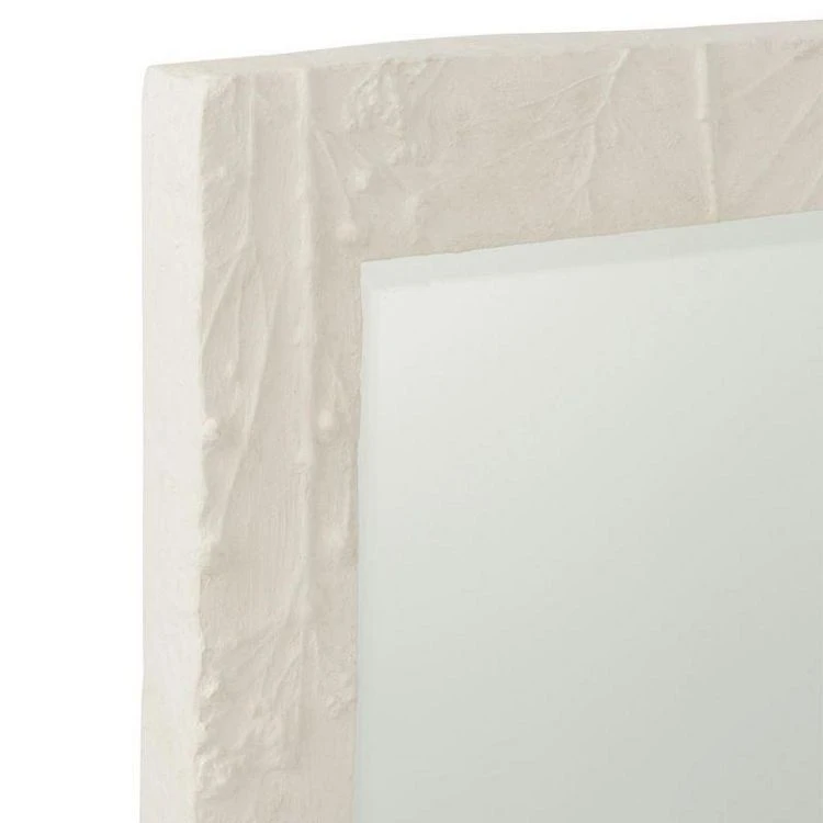 Offres 👏 Paris Prix Miroir Mural Design Relief Fleur 114cm Blanc 🌟 4 Offres 👏 Paris Prix Miroir Mural Design Relief Fleur 114cm Blanc 🌟 – Image 2