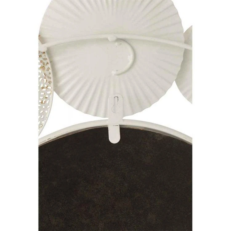 Promo 👍 Paris Prix Miroir Mural Déco Cercles Ronds 67cm Blanc & Or 🎉 5 Promo 👍 Paris Prix Miroir Mural Déco Cercles Ronds 67cm Blanc & Or 🎉 – Image 3