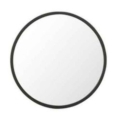 Acheter ???? Paris Prix Miroir Mural Design Matazo 40cm Noir Mat ????