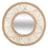 Acheter ⭐ Miroir Mural Design Seagrass 57cm Naturel ❤️
