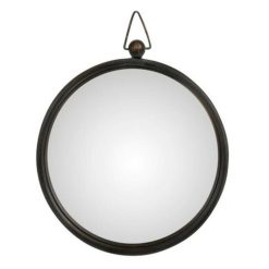 Offres ✔️ Paris Prix Miroir Mural Design En Métal Aurore 38cm Noir ????