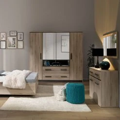 Bon marché 🔥 NOUVOMEUBLE Miroir 100 Cm Contemporain Couleur Bois Clair LUCINDA 🔥 -ATMOSPHERA Shop unnamed file 1592