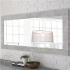 Sortie 🎁 KASALINEA Miroir Design Effet Béton Clair MABEL-L 170 X P 5 X H 75 Cm- Gris 😉 -ATMOSPHERA Shop unnamed file 1596