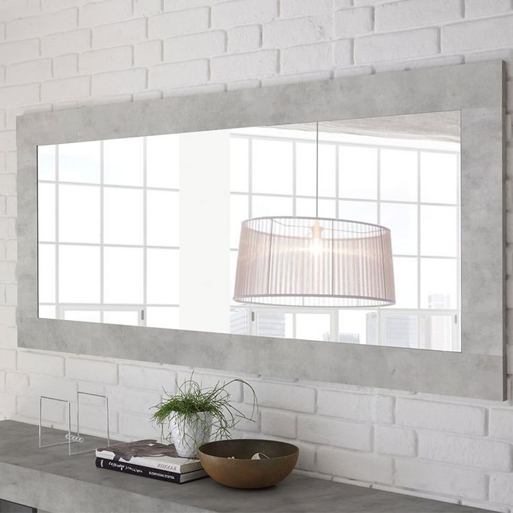 Offres ???? NOUVOMEUBLE Grand Miroir Couleur Béton Clair Design URBAN ???? 4 Offres ???? NOUVOMEUBLE Grand Miroir Couleur Béton Clair Design URBAN ???? – Image 2