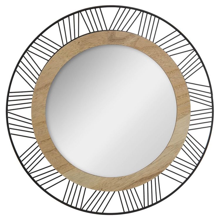 ATMOSPHERA Miroir rond métal et MDF Joe D45 Nouveau ???? ATMOSPHERA Miroir Rond Métal Et MDF Joe D45 ???? -ATMOSPHERA Shop unnamed file 1614