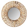 Tout neuf ???? ATMOSPHERA Miroir Mural Tressé Terre Sauvage - Diam. 45 Cm - Beige ????