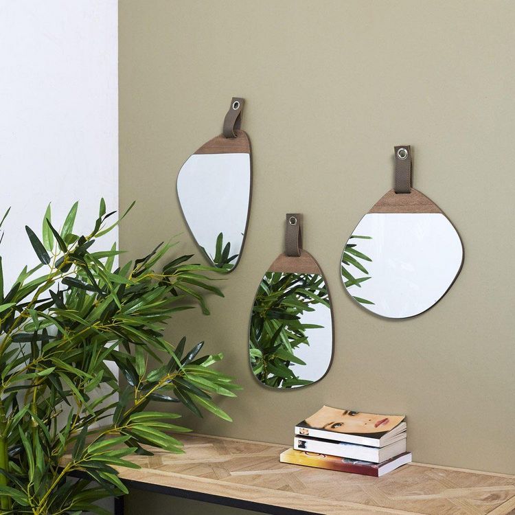 Sortie ???? The Home Deco Factory Miroir Galet Bois 20x30 Cm ???? 5 Sortie ???? The Home Deco Factory Miroir Galet Bois 20x30 Cm ???? â Image 3