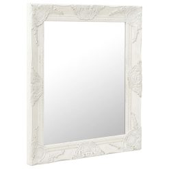 Alternative view of Top 10 ???? VIDAXL Miroir Mural Style Baroque 50x60 Cm Blanc ⭐