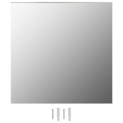 Alternative view of Offres ⌛ VIDAXL Miroirs Muraux 2 Pcs 50x50 Cm Carre Verre ⭐