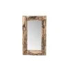 Promo 🔥 HELLIN Miroir Rectangulaire En Bois Flotté 60x100 - WIMEREUX 🎁