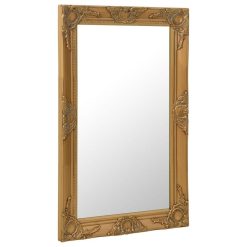 Alternative view of Meilleure affaire ???? VIDAXL Miroir Mural Style Baroque 50x80 Cm Dore ????