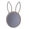 Acheter ⭐ TOILINUX Miroir Lapin Pour Chambre D'enfant - L. 48 Cm - Marron 😉