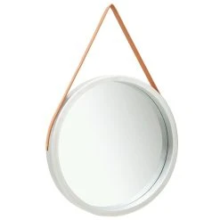 Nouveau 🔔 VIDAXL Miroir Mural Avec Sangle 60 Cm Argente ✔️ -ATMOSPHERA Shop unnamed file 1668