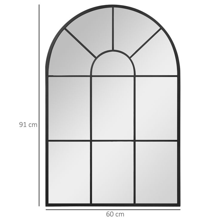 HOMCOM Miroir mural aspect verrière style classique chic - dim. 60L x 90H cm - métal noir verre 3 mm Les meilleures critiques de ???? HOMCOM Miroir Mural Aspect Verrière Style Classique Chic - Dim. 60L X 90H Cm - Métal Noir Verre 3 Mm ???? -ATMOSPHERA Shop unnamed file 1686