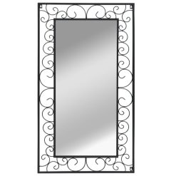 Budget ???? VIDAXL Miroir Mural De Jardin Rectangulaire 60 X 110 Cm Noir ???? -ATMOSPHERA Shop unnamed file 1695
