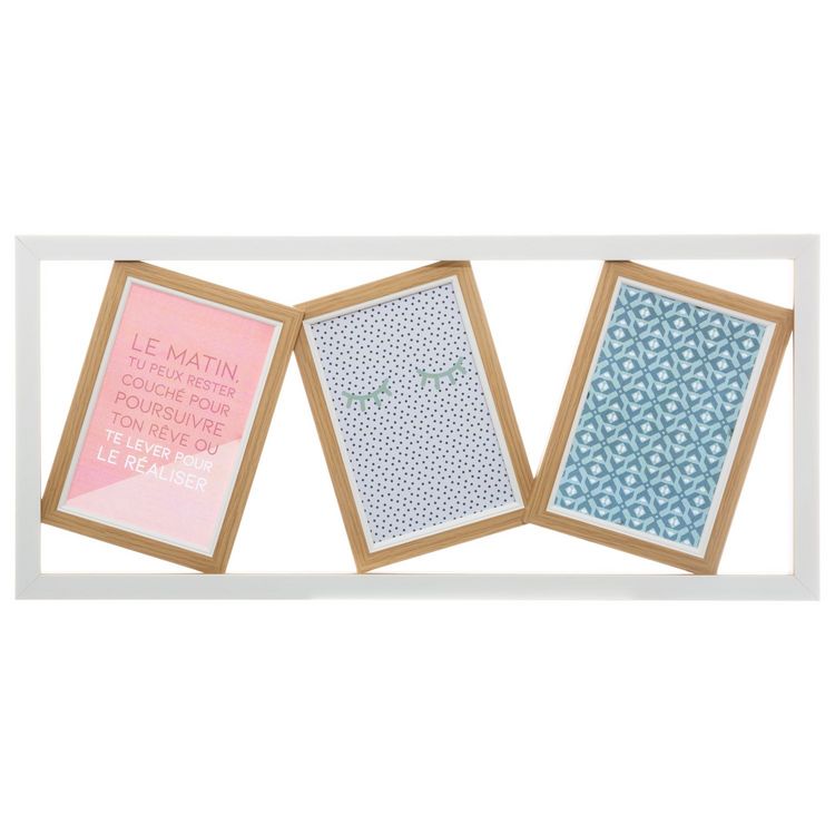 Le moins cher ⌛ ATMOSPHERA Pêle-mêle Design Alice - 3 Photos - Blanc ❤️ 3 Le moins cher ⌛ ATMOSPHERA Pêle-mêle Design Alice - 3 Photos - Blanc ❤️