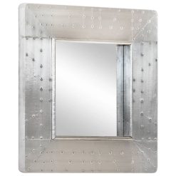 Remise ???? VIDAXL Miroir De Style Aviation 50x50 Cm Metal ⌛