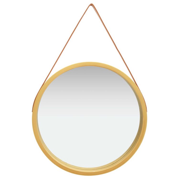 Meilleure vente ✔️ VIDAXL Miroir Mural Avec Sangle 60 Cm Dore ???? 3 Meilleure vente ✔️ VIDAXL Miroir Mural Avec Sangle 60 Cm Dore ????