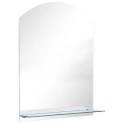 Nouveau 😉 VIDAXL Miroir Mural Avec Etagere 50x70 Cm Verre Trempe 😍 -ATMOSPHERA Shop unnamed file 1782