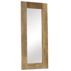 Alternative view of Les meilleures critiques de ⭐ VIDAXL Miroir Bois Massif De Manguier 50 X 110 Cm ????