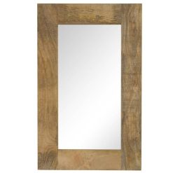 Tout neuf ???? VIDAXL Miroir Bois De Manguier Massif 50 X 50 Cm ????