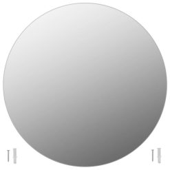 Alternative view of Sortie ???? VIDAXL Miroir Rond Sans Cadre 80 Cm Verre ????