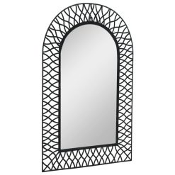 Alternative view of Le moins cher ???? VIDAXL Miroir Mural Arque 50 X 80 Cm Noir ????
