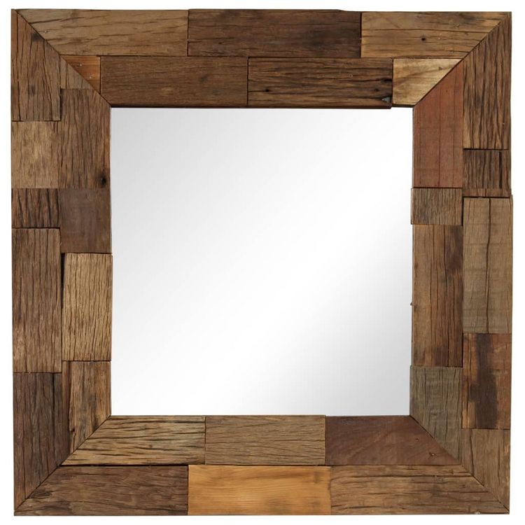 VIDAXL Miroir Bois de recuperation massif 50 x 50 cm De gros ❤️ VIDAXL Miroir Bois De Recuperation Massif 50 X 50 Cm ???? -ATMOSPHERA Shop unnamed file 1850