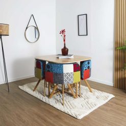 Meilleur prix ❤️ TOILINUX Miroir Rond à Suspendre Avec Une Anse - Diam. 50 Cm. - Beige ???? -ATMOSPHERA Shop unnamed file 1855