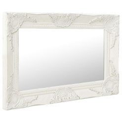 Alternative view of Le moins cher ???? VIDAXL Miroir Mural Style Baroque 60x40 Cm Blanc ????