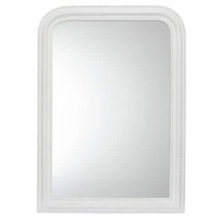 Meilleur prix 🧨 TOILINUX Miroir Moulures 73x104 Cm - Blanc ✔️