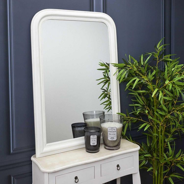 Meilleur prix ???? TOILINUX Miroir Moulures 73x104 Cm - Blanc ✔️ 4 Meilleur prix ???? TOILINUX Miroir Moulures 73x104 Cm - Blanc ✔️ – Image 2