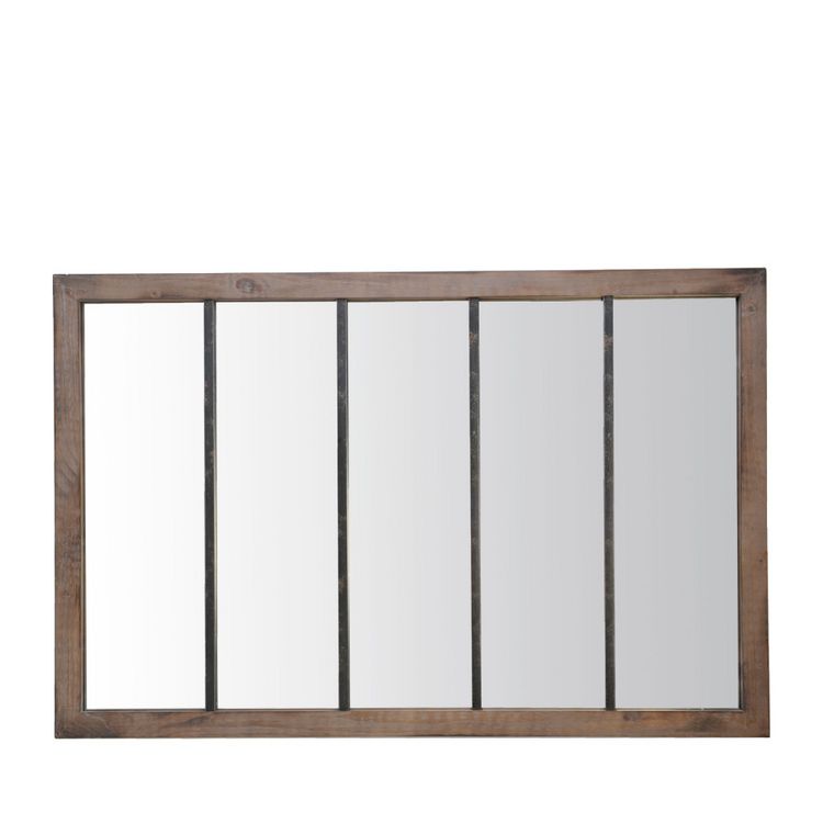 DRAWER Oppy - Miroir verrière en métal et bois 140x90 cm Acheter ???? DRAWER Oppy - Miroir Verrière En Métal Et Bois 140x90 Cm ???? -ATMOSPHERA Shop unnamed file 1957