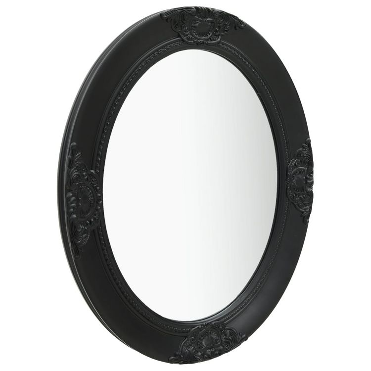 Meilleure vente ❤️ VIDAXL Miroir Mural Style Baroque 50x60 Cm Noir ???? 4 Meilleure vente ❤️ VIDAXL Miroir Mural Style Baroque 50x60 Cm Noir ???? – Image 2