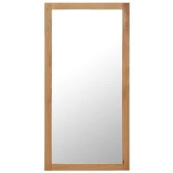 Coupon ⌛ VIDAXL Miroir 60 X 120 Cm Bois De Chene Massif 😀