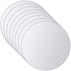 Tout neuf ???? VIDAXL Carreaux De Miroir 16 Pcs Rond Verre ????
