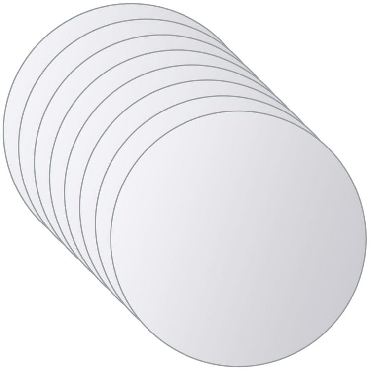 Tout neuf ???? VIDAXL Carreaux De Miroir 16 Pcs Rond Verre ???? 3 Tout neuf ???? VIDAXL Carreaux De Miroir 16 Pcs Rond Verre ????
