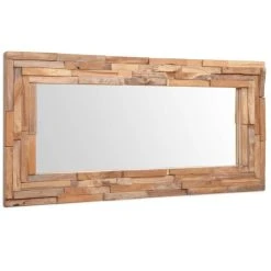 Offres 🧨 VIDAXL Miroir Decoratif Teck 120 X 60 Cm Rectangulaire ✔️