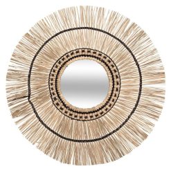 Vente flash ???? ATMOSPHERA Miroir Rond Seagrass Laya D60 ????