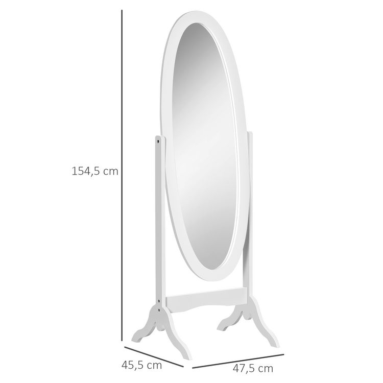 HOMCOM Miroir à pied ovale style shabby chic inclinaison réglable dim. 47L x 45l x 154H cm MDF blanc Meilleure vente ???? HOMCOM Miroir à Pied Ovale Style Shabby Chic Inclinaison Réglable Dim. 47L X 45l X 154H Cm MDF Blanc ???? -ATMOSPHERA Shop unnamed file 2095