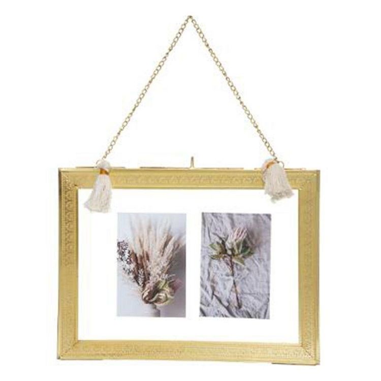 Pêle-Mêle 2 Photos Déco Wonderly 37cm Or De gros ⌛ Pêle-Mêle 2 Photos Déco Wonderly 37cm Or ???? -ATMOSPHERA Shop unnamed file 210